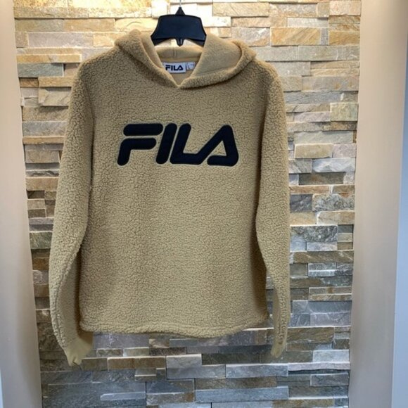 FILA Cropped Teddy Hoodie - Picture 3 of 6